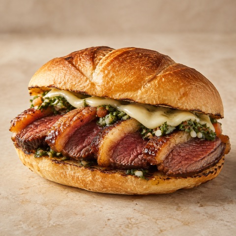 Sanduíche de picanha
